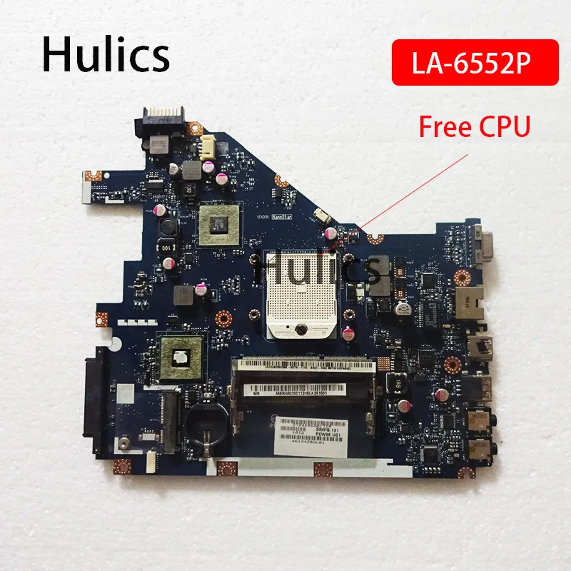 Hulics оригинальный PEW96 LA 6552P NV50A подходит для Acer 5552 5552G материнская плата ноутбука