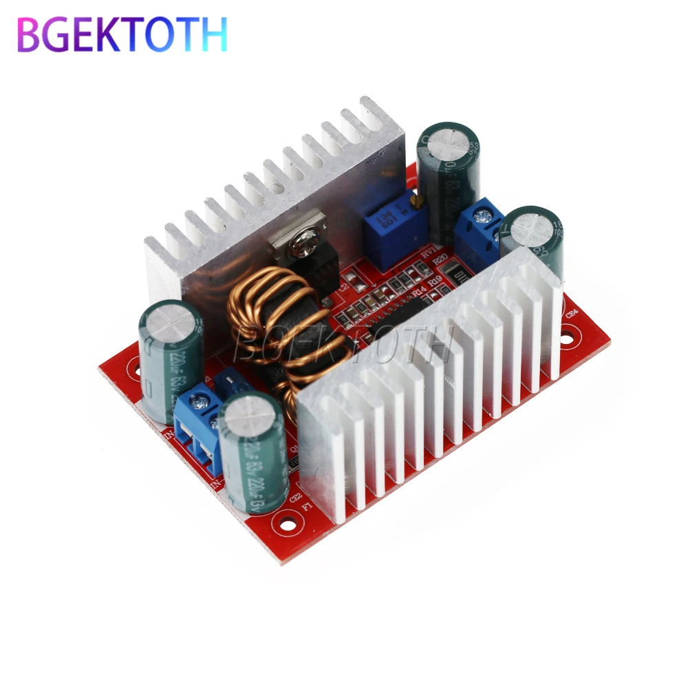 

DC 400W 15A Step-up Boost Converter Constant Current Power Supply LED Driver 8.5-50V to 10-60V Voltage Charger Step Up Module