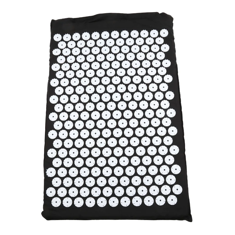 Black mat only ITSTYLE Йога Акупрессура массажные коврики для спины тела снятия стресса напряжения ABS Спайк расслабляющий коврик для боли - Цвет: Black mat only