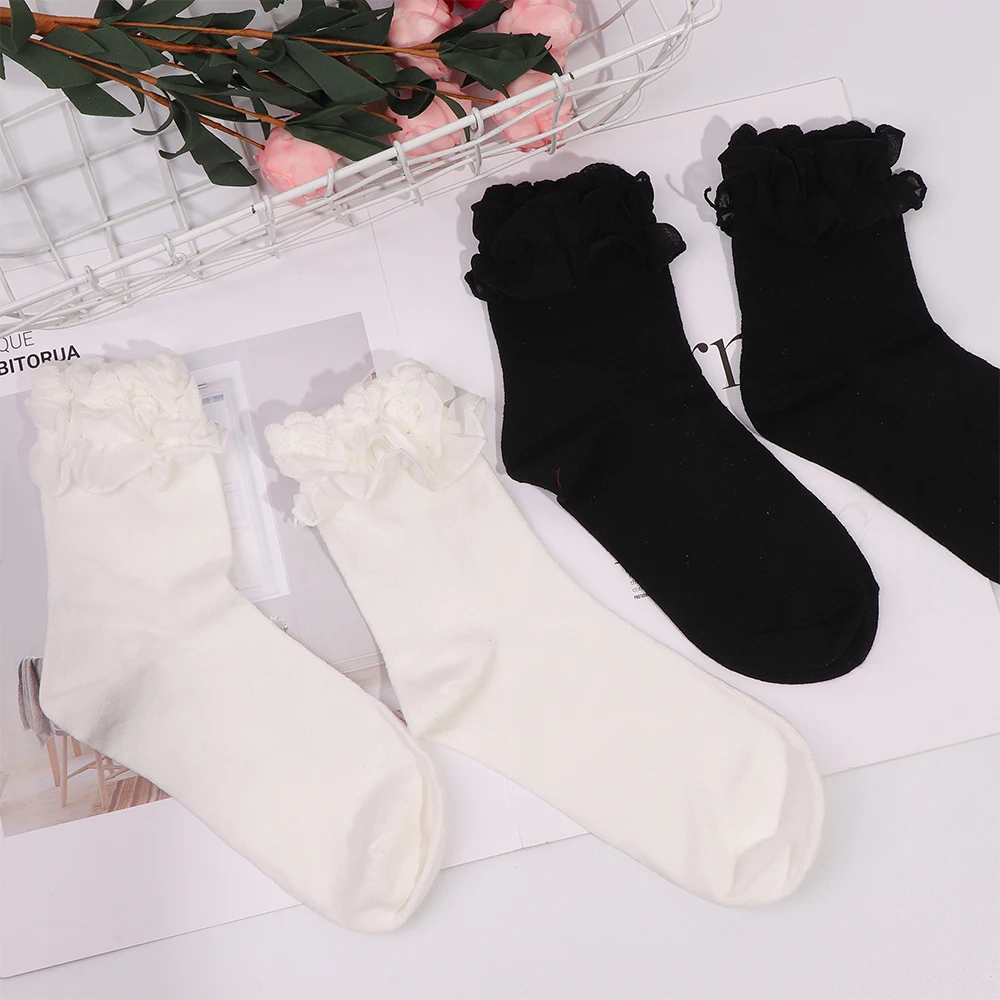 Милые стильные винтажные женские носки в стиле Харадзюку для девушек и женщин