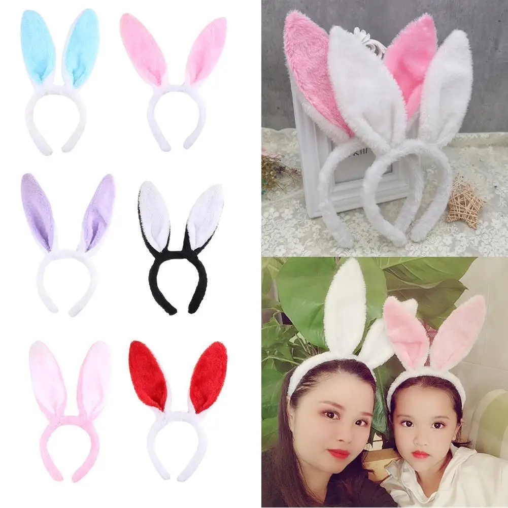 

1Pcs Cute Bunny Ears Headwear Rabbit Ears Headband Rabbit Headwear Anime Bunny Hairpin Cosplay Girls Hair Accessories Headress