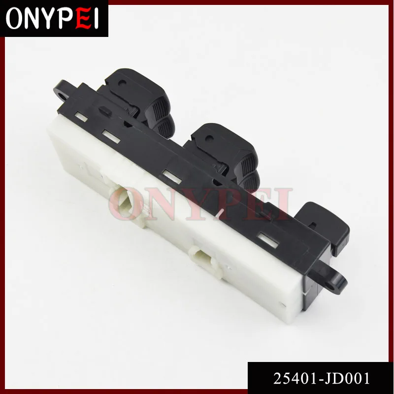 Переключатель Стеклоподъемника для Nissan Navara D40 Qashqai J10 2 0 dCi 4WD 25401 JD001