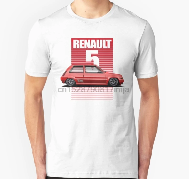 Мужская футболка Renault 5 GT Turbo унисекс wo мужские футболки Топ|Мужские футболки| |