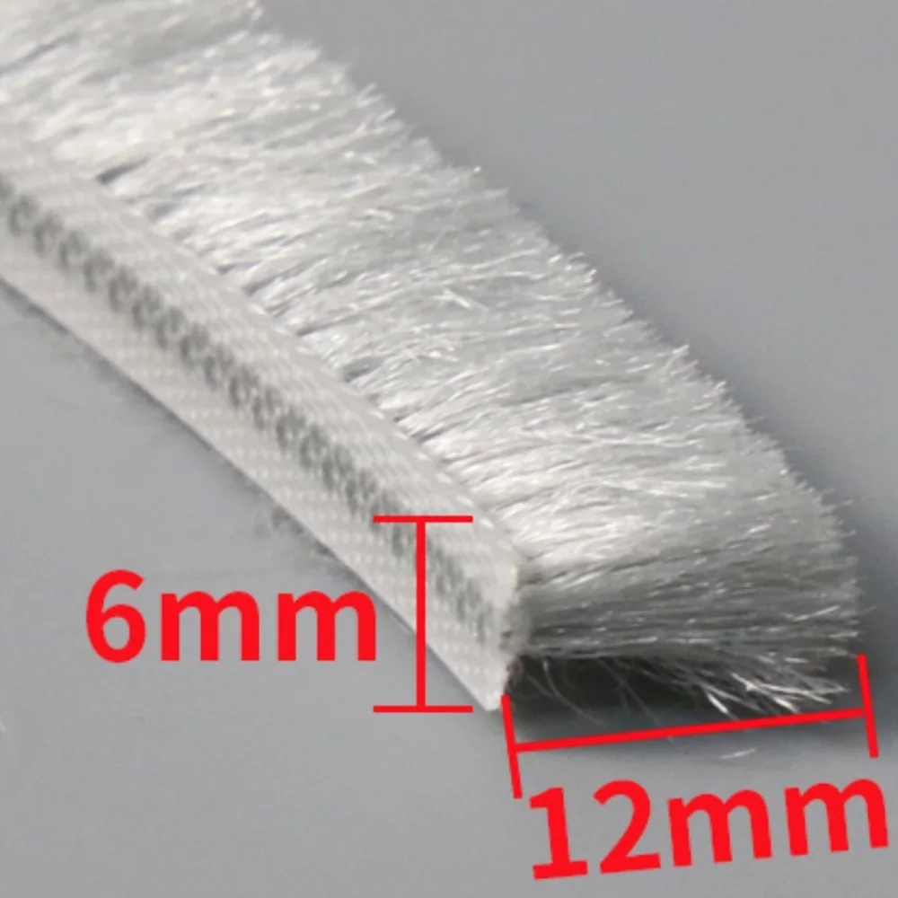 Felt Draught Excluder Wool Pile Seals Weatherstrip Sliding Window Door Brush Seal 5mm 6mm odd Gray|Уплотнительные ленты| |