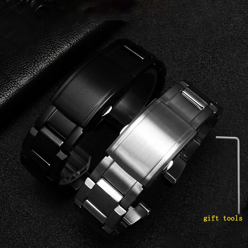 Металлический ремешок для Casio G-Shock GST-W300 GST-400G S100D/S110D/W110 часов из нержавеющей стали