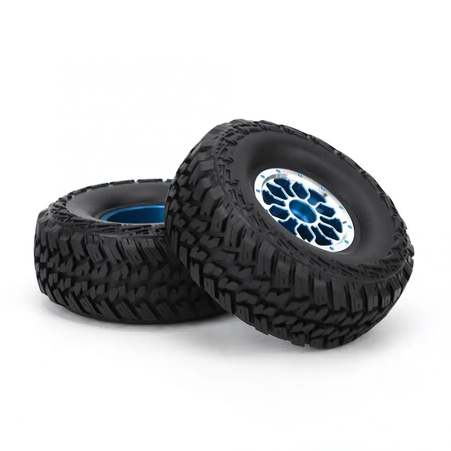 2Pcs 1.9in RC Tire Tyre Wheel Hub Rim Wheels Set Fit for 1/10 TRAXXAS HPI Crawler Truck Car Spare Parts Rubber Tires |