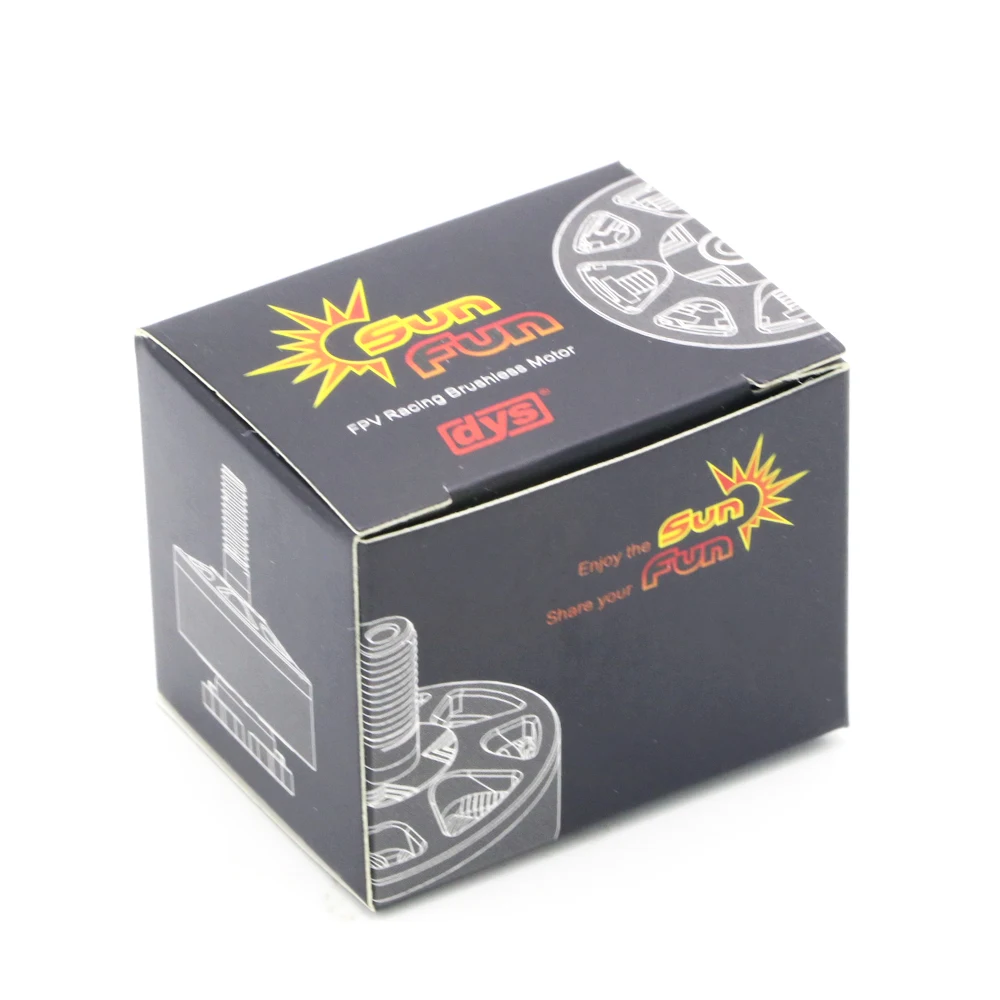 Гоночный бесщеточный двигатель DYS SUNFUN 2207 1750KV 2450KV 2750KV CW Thread FPV для