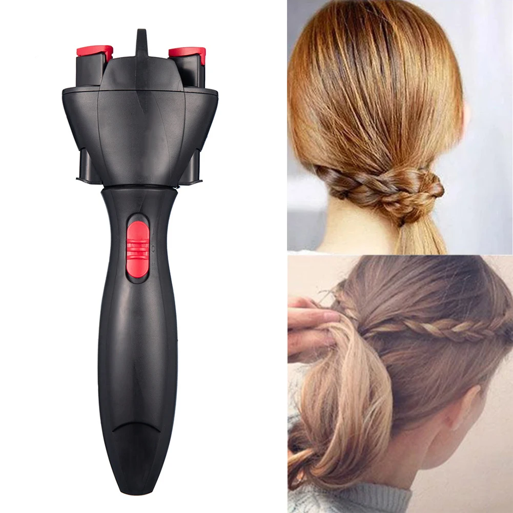 

Hair Braider Quick Twist Electric Styling Tools Automatic Knitting Machine Styler 360 Degree Rotary Hair Dreadlock Accessories