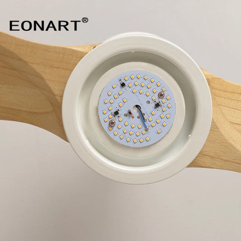 Светодиодный потолочный вентилятор постоянного тока 52 дюйма с дистанционным