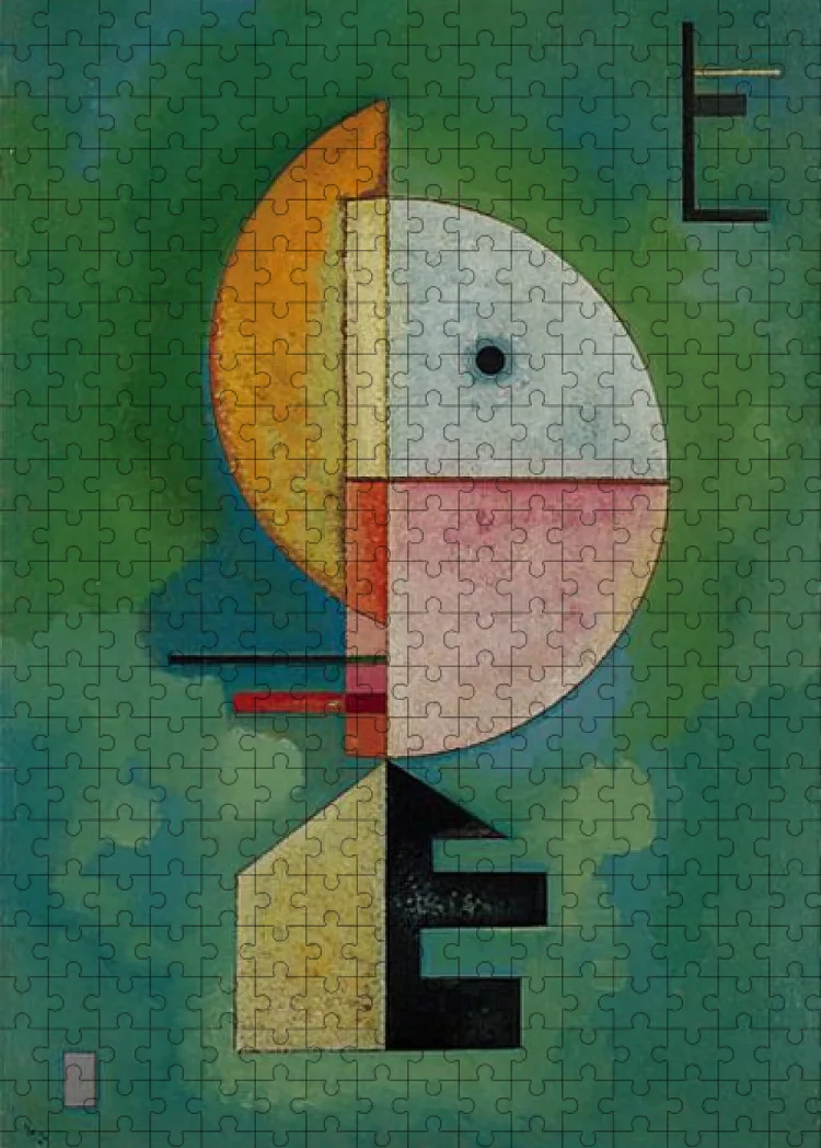 

Classic Oil Art Painting Puzzle Paint Room Bar Cafe Wall Decor Flax Canvas Unframed -Abstract