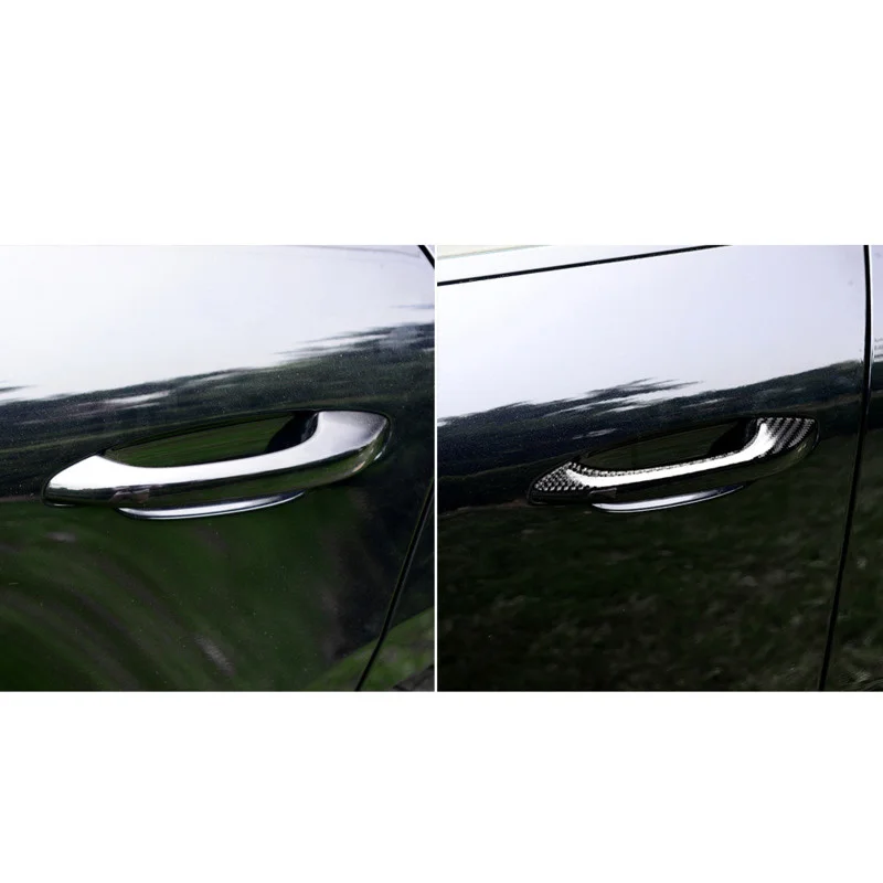 

Fit For Porsche Cayenne Macan Carbon Fiber Handle Car Outer Door Armrest Car Door Handle Modification car accessories