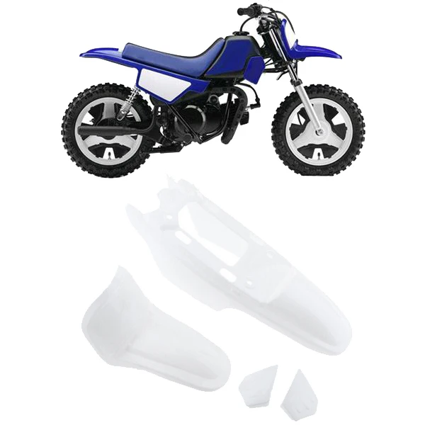 

Motorcycle Front & Rear Fender Mudguards Fairing Kit Accessories for Yamaha PW50 PY 50