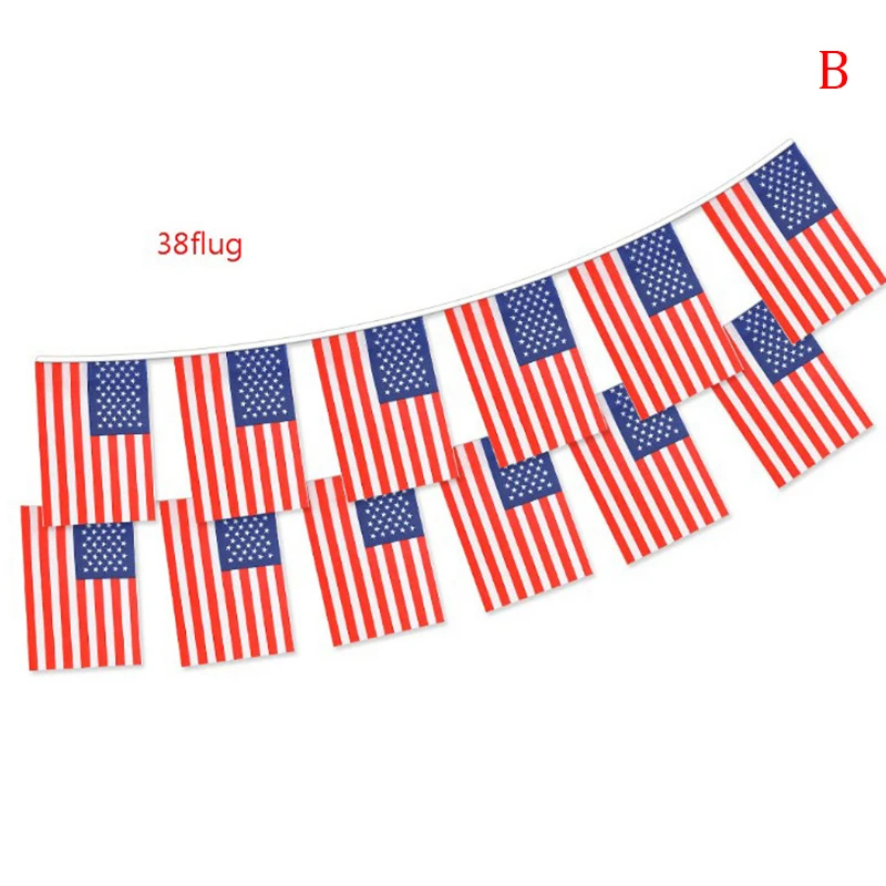 Баннеры небольшой США День Независимости веревка флагов набор баннеры флаги