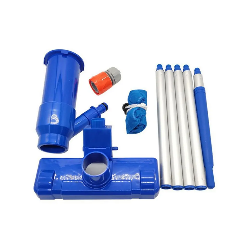 

Swimming Pool Vacuum Cleaner Cleaning Disinfect Tool Suction Head Pond Fountain Spa Pool Vacuum Cleaner Brush with Handle EU
