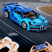 sy block moc famous sports racing building block creation model blue diy car brick toys childrens educational gifts for boys