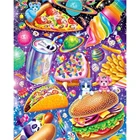 YIBRIGHT полный квадрат дрель 5D DIY алмазная живопись цветная еда вышивка крестиком 3D домашний Декор подарок