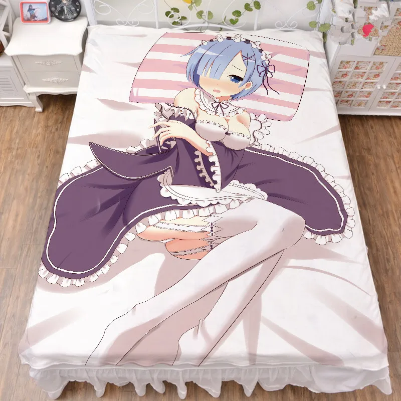 Miglior Coscase 150x200cm Aggiornamento Di Luglio Anime Re Zero Kara Hajimeru Isekai SeikatsuMilk Lenzuolo In Fibra E Coperta Di Flanella Trapunta Estiva