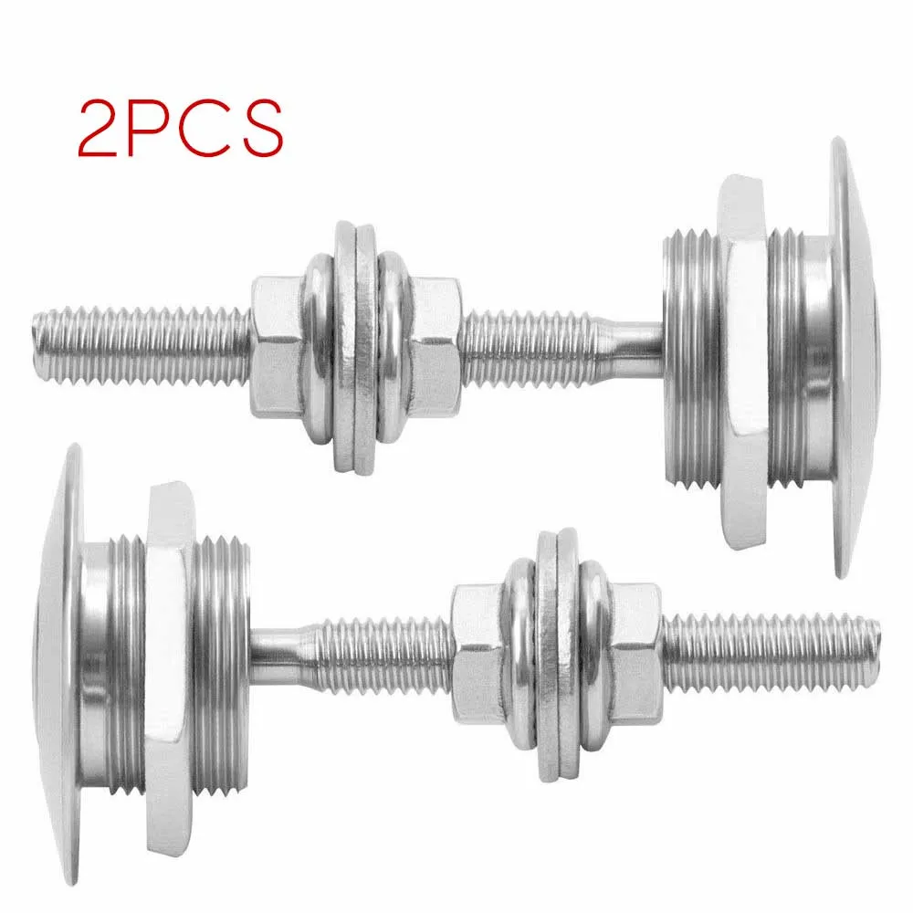 

Car Bumper Push Button Quick Release Latch Clip Silver Universal 2pcs 55mm