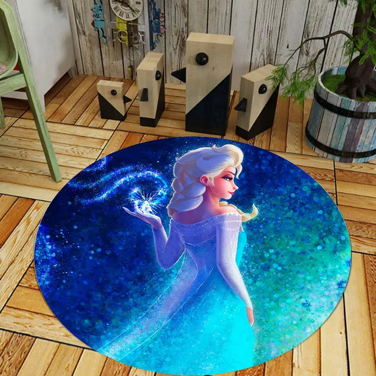 Новинка 60 см Высокое качество Boneca Кукла Эльза мультфильм круглый Печатный ковер Fever 2 принцесса Анна и Эльза игрушки для детей