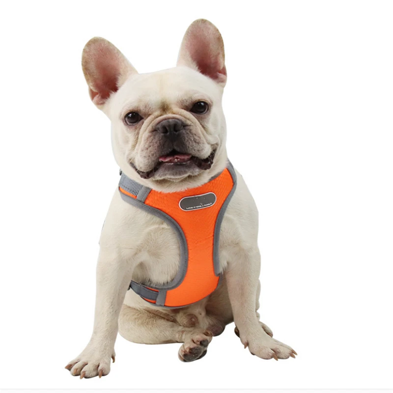 

Dog Soft Reflective Adjustable Harness Pet Large Dog Walk Harness Vest For Medium Dog Chest Strap Dog Harness Pets Accessories