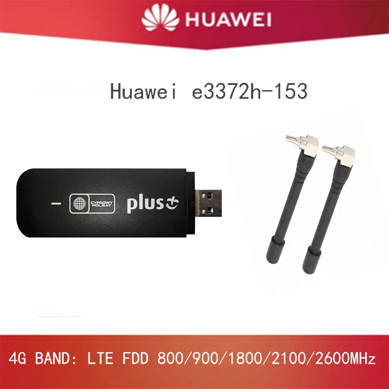 Разблокированный Huawei E3372 E3372h-153 4 аппарат не привязан к оператору сотовой связи USB
