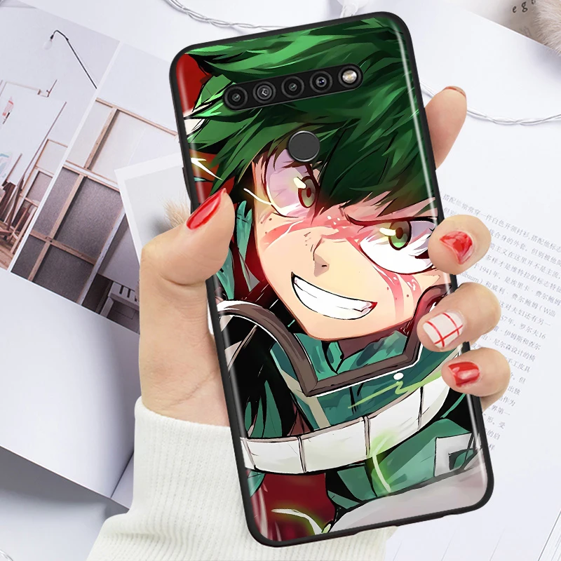 

Hot Anime My Hero For LG K92 K42 K22 K71 K61 K51S K41S K30 K20 2019 Q60 V60 V50 S V40 V30 G8S G8 X ThinQ Phone Case