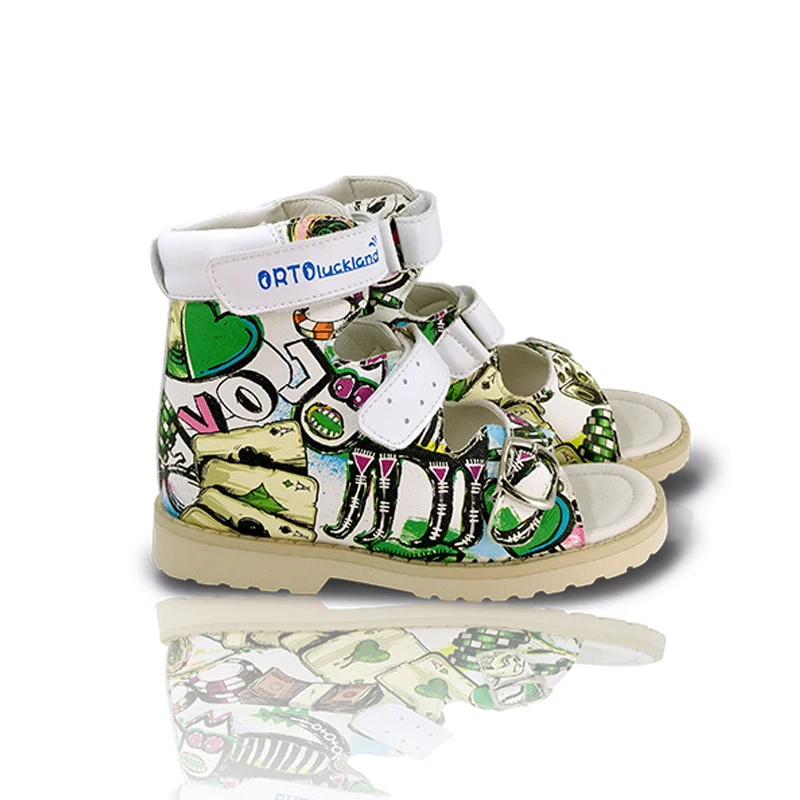 

Детские ортопедические босоножки, очаровательные сандалии с пряжкой и ремешком, для начинающих ходить мальчиков