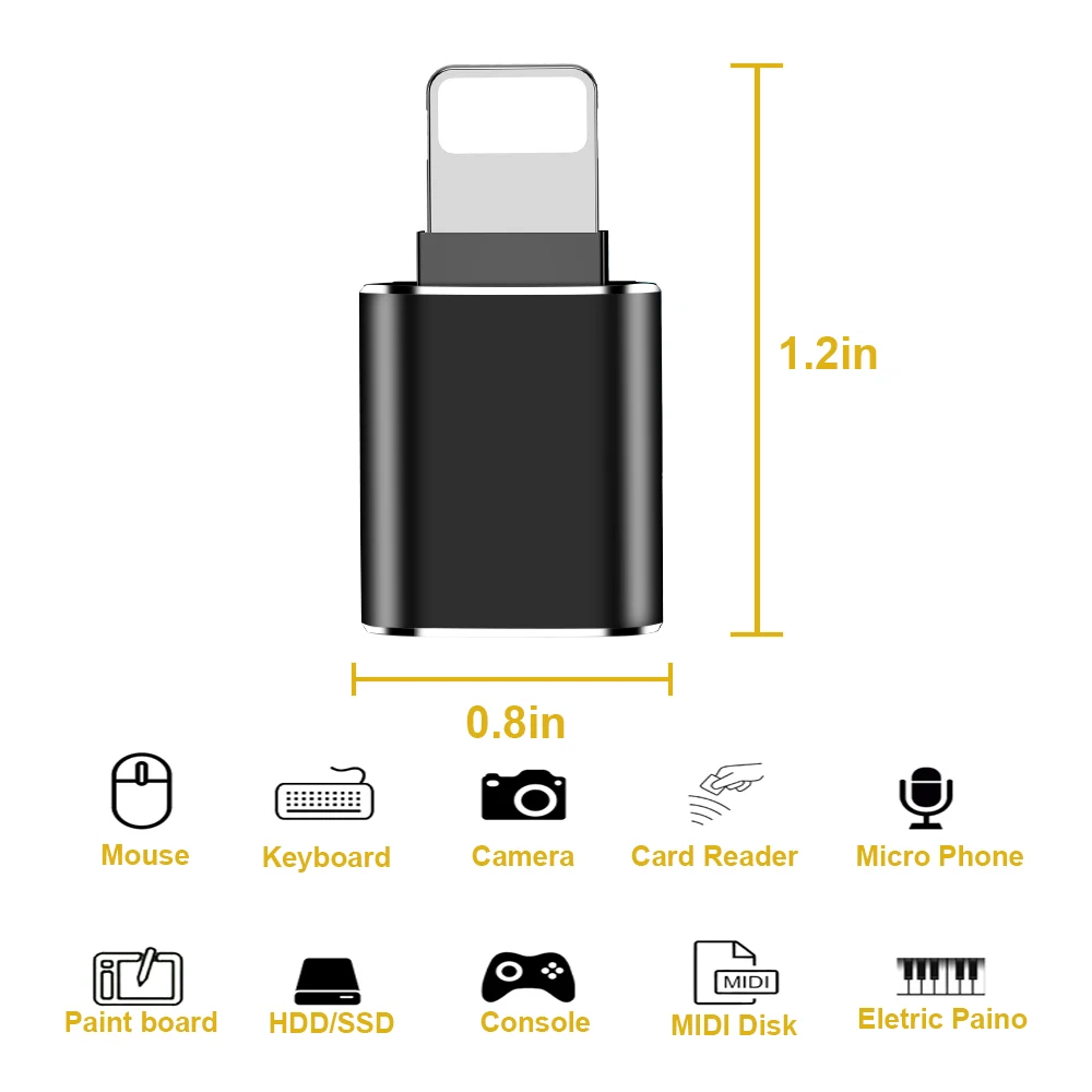 OTG SD кардридер 3 0 Micro SD/USB флэш накопитель/адаптер конвертер для IOS 13 версия 7 8 6 S Plus X