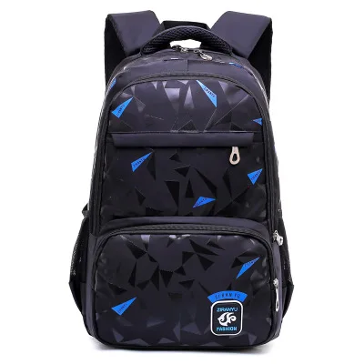 Black Blue Backpack Класс 4-9 водонепроницаемые съемные детские школьные сумки с 6 колесами лестницы детский школьный ранец на колесиках книга сумки мальчики девочки рюкзак - Цвет: Black Blue Backpack