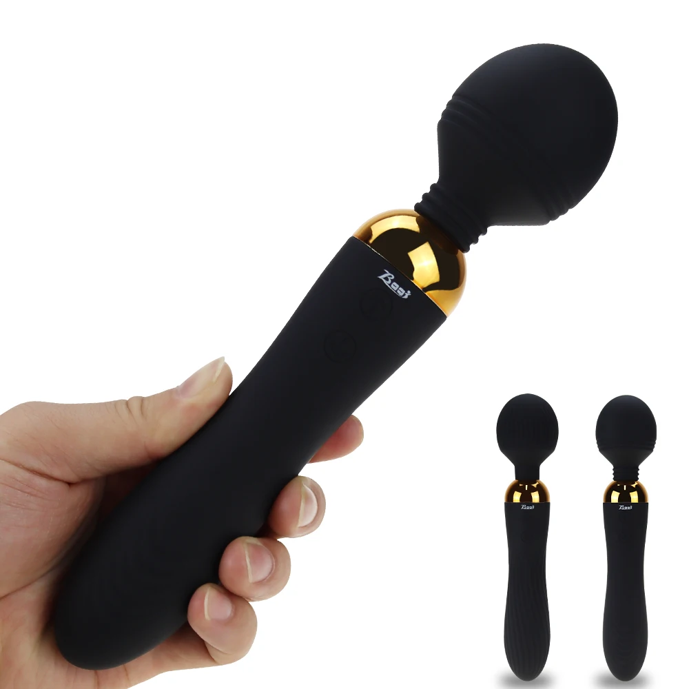 For Woman Av Magic Wand Vibrating Vaginal Clitoris Stimulator Body Massager Adult Sex Product