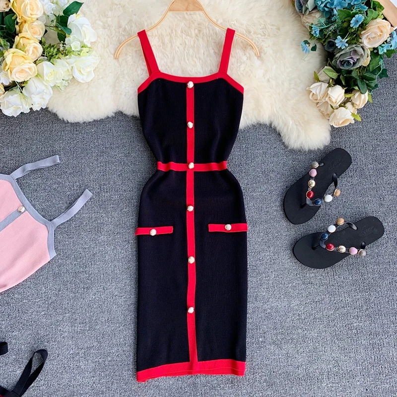 Gaganight 2019 пикантное женское платье в полоску для вечерние без рукавов винтажное