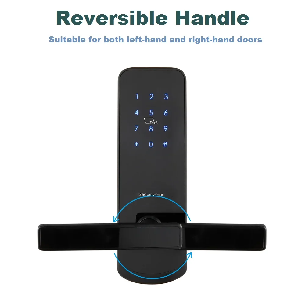 Bluetooth TTLock APP умный БЕСКЛЮЧЕВОЙ цифровой замок пароль IC карта и доступ к ключам для