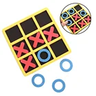 Интерактивная настольная игра для досуга родителей и детей, шахматы OX, детская интеллектуальная развивающая игрушка для детей, подарок, красочная 3d-головоломка