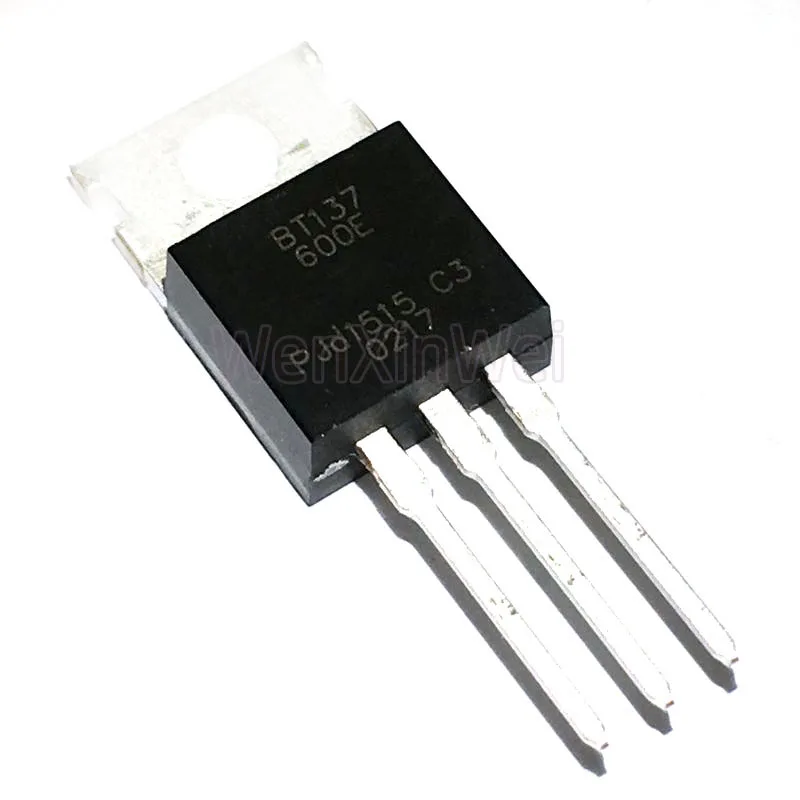 

10 шт./лот BT137-600E TO220 BT137-600 BT137 TO-220 8A 600V Двунаправленный тиристор