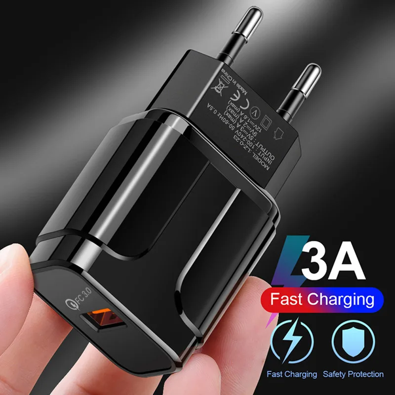 Быстрое зарядное устройство USB быстрая зарядка ЕС США настенный мобильный