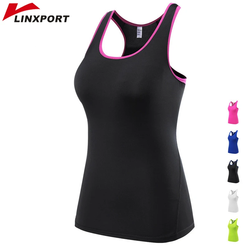 Женские спортивные рубашки без рукавов топы для йоги быстросохнущие колготки