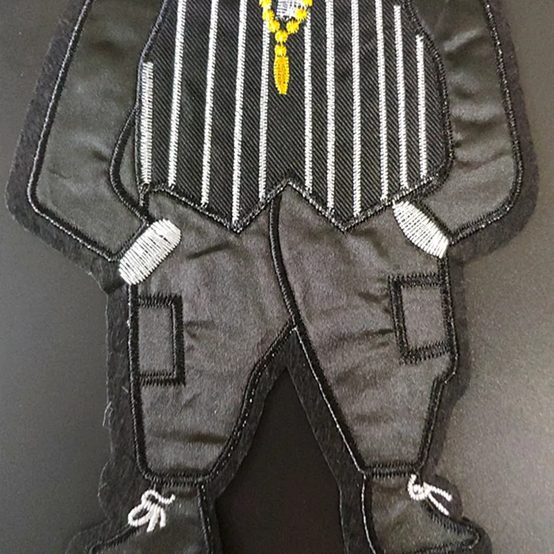 

Homme Cool Patches For Clothing Appliqued Large Biker Badge Embroidery Fabric Patch Clothes Stickers Strange things Christmas