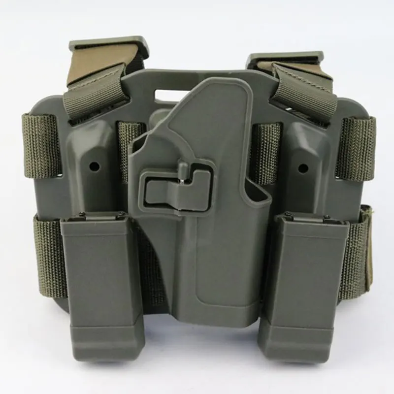 

Gun Holster Outdoors Military Hunting Cs Swat Fight Tactic Waist Hanging Set M1911 M92 P226 G17 More Function Leg Left Hand Gal