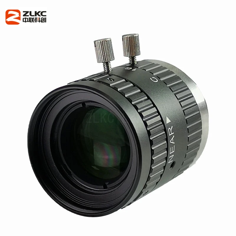 New CCTV Lens 5.0 Megapixel 35mm Fixed Focal F1.8 2/3-inch Indusrial Camera C-Mount Low Distortion Machine Vision | Безопасность и