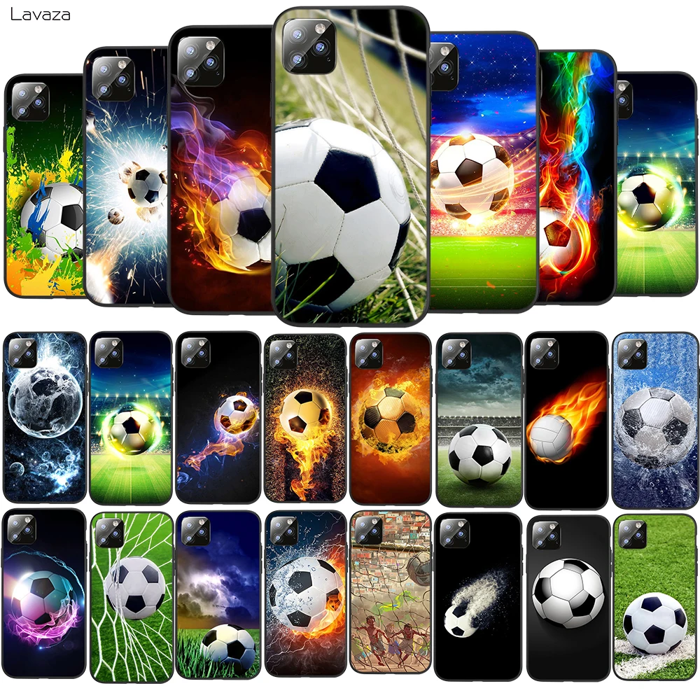 Мягкий чехол Lavaza football из ТПУ для iPhone 8 7 6 6S Plus 5 5S SE X XS 11 Pro Max XR s|Бамперы| |