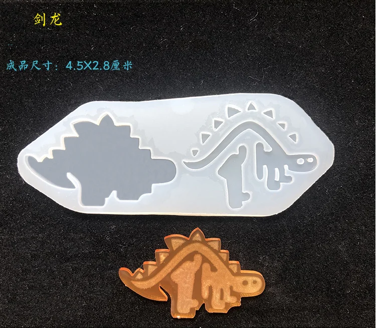 Форма силиконовая сделай сам для УФ-полимера скелеты динозавров высушенный