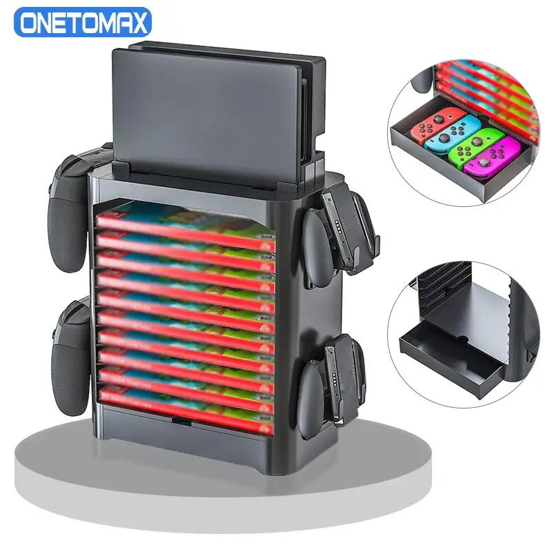 

Stand For Nintendo Switch Game CD Disc JoyCon Pro Controller Storage Bracket Holder Stand for Nintend Switch Console Accessories