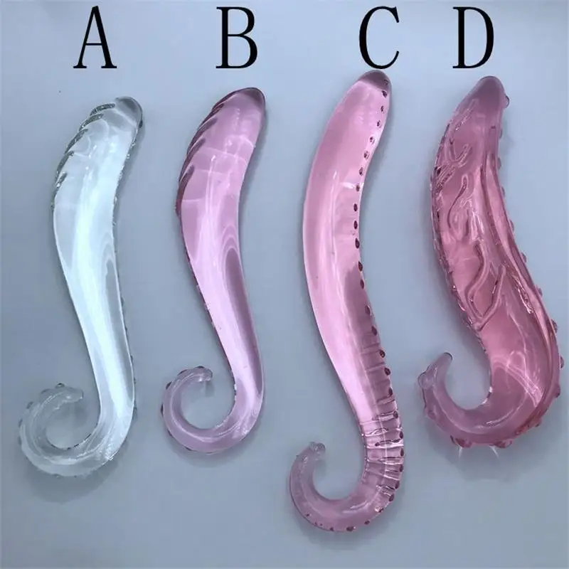 Sea Horse G-spot Анальный Кристальный стержень Женская стеклянная Анальная пробка