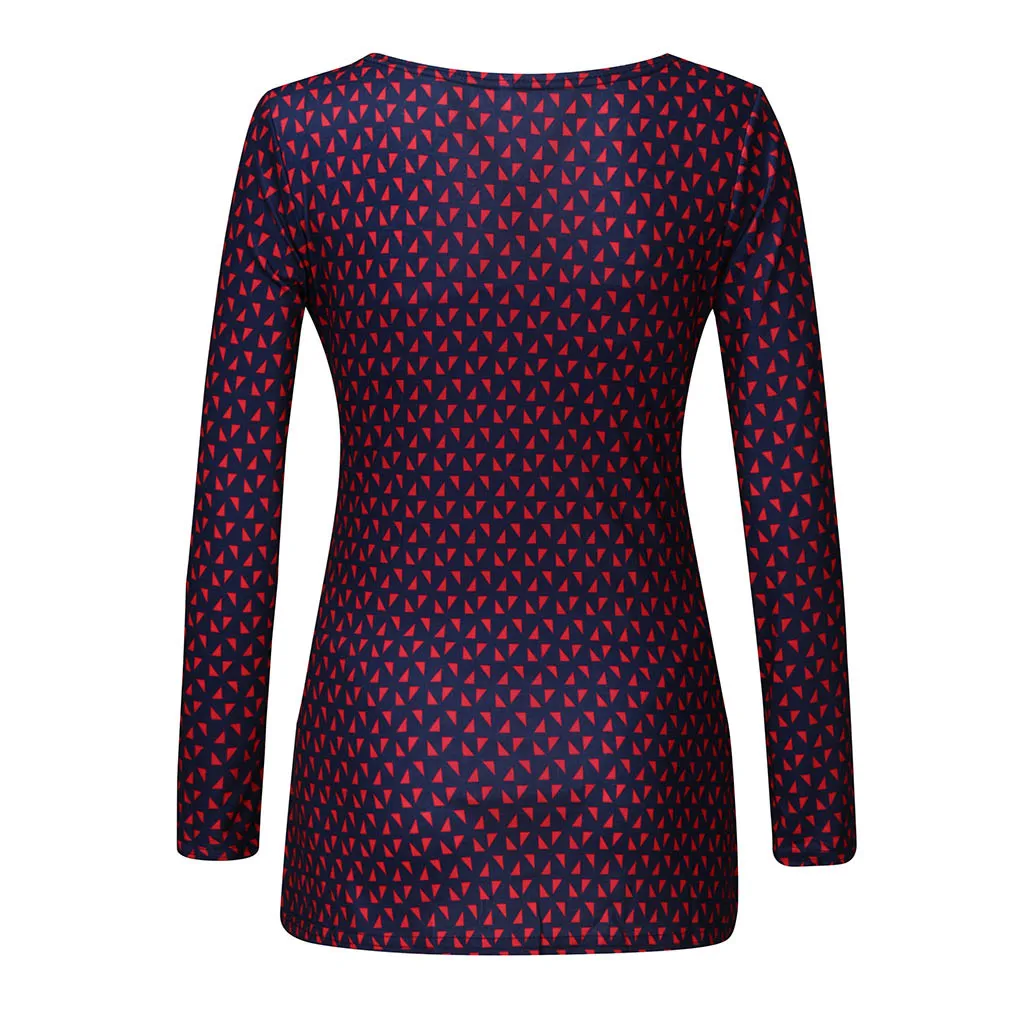 

SAGACE V-Neck Floral Print Women Maternity Tops Breastfeeding Long Sleeve Shirt Blouse Breastfeeding Nusring Maternity Clothing
