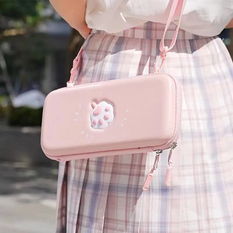 

for Nitendo Switch Cat scratch Protective Bag Storage Bag Shell Case for Nitendo Switch Console JoyCon Controller Accessories