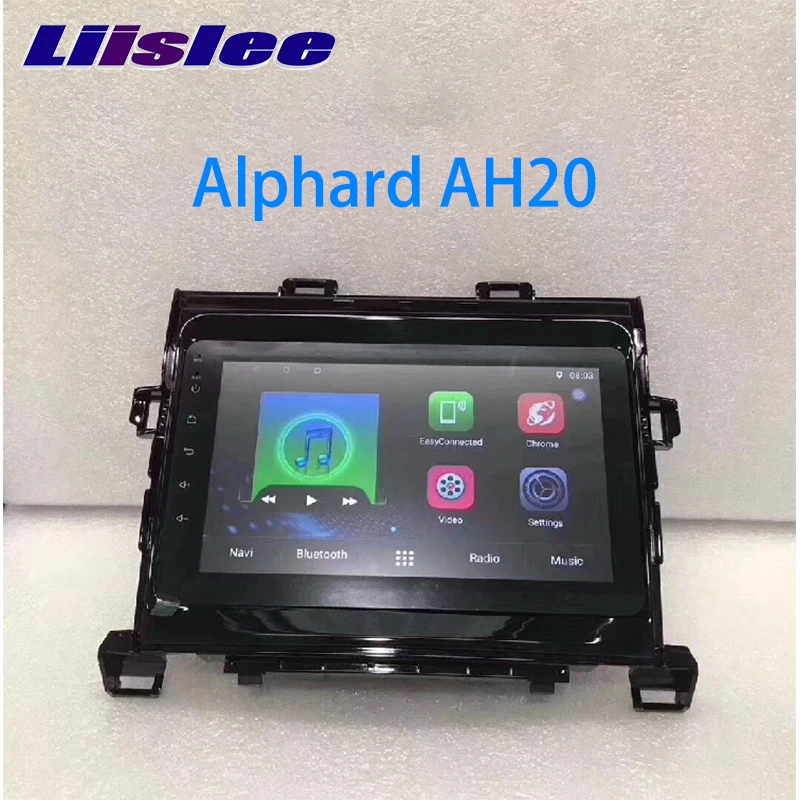 LiisLee Автомобильный мультимедийный GPS Hi Fi аудио Радио стерео для TOYOTA Alphard AH20 2008 ~ 2015