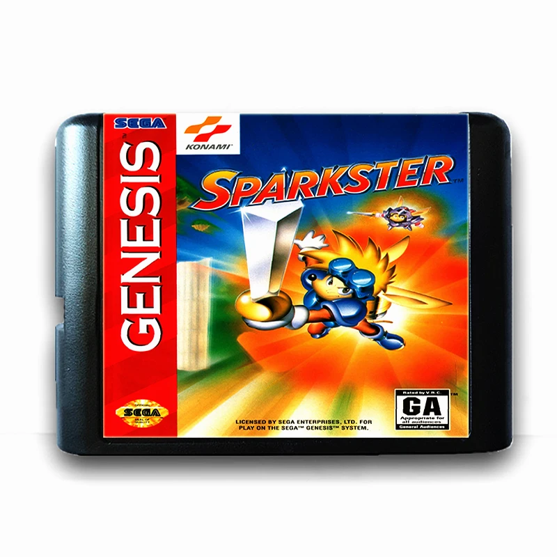Sparkster для 16 бит Sega MD игровая карта Mega Drive Genesis US PAL версия видео консоль|Картриджи| |