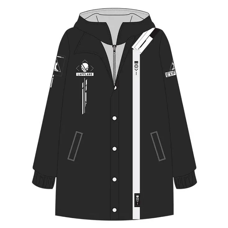 Аниме игры Arknights Lappland Косплей осень зима для мужчин женщин студентов утолщаются