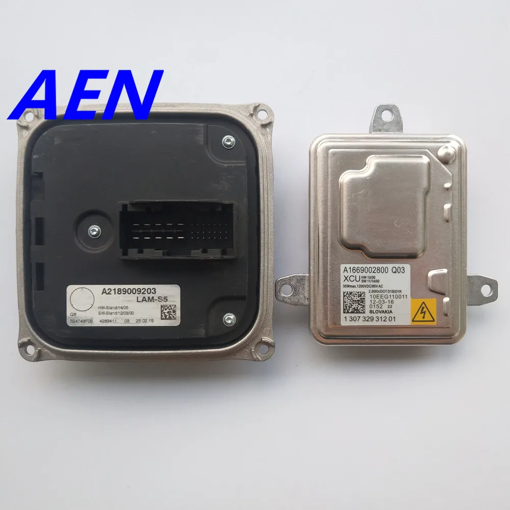 OEM для Mercedes W166 ML GL CLS SL Class передняя фара D1S балласт A1669002800 блок освещения DRL