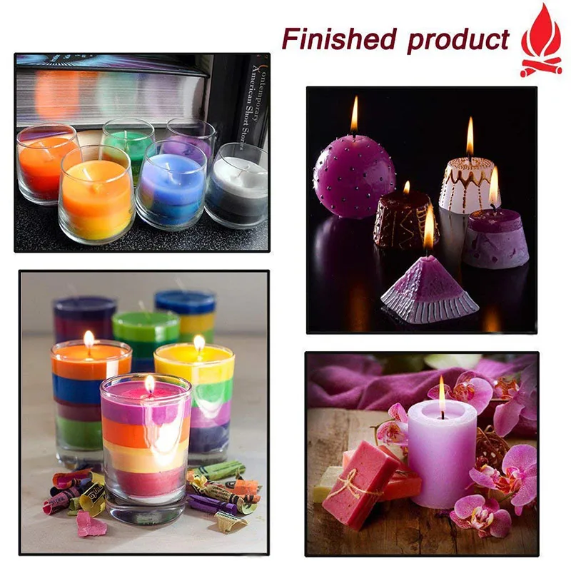 2x20 цветов DIY Изготовление воска для свечи краситель 1 кг соевого масла поставляет